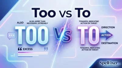 Too vs To
