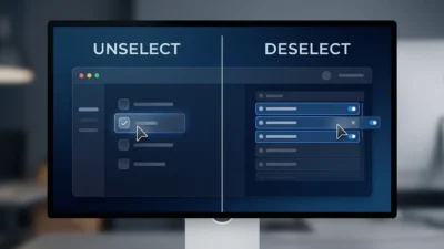 Unselect vs Deselect