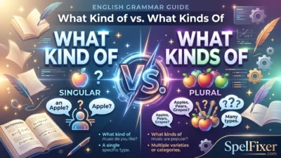 What Kind of vs. What Kinds Of