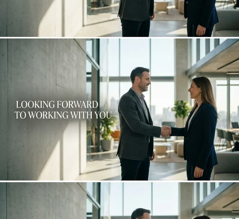 Looking Forward to Working With You
